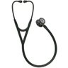 Estetoscopio 3m Littmann Cardiology Iv 6204 Preto com Smoke Alto Polimento e Conector Champanhe - 1
