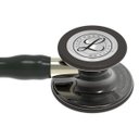Ver imagem 3 de Estetoscopio 3m Littmann Cardiology Iv 6204 Preto com Smoke Alto Polimento e Conector Champanhe