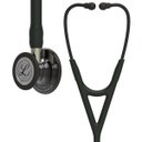 Ver imagem 2 de Estetoscopio 3m Littmann Cardiology Iv 6204 Preto com Smoke Alto Polimento e Conector Champanhe