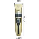 Ver imagem 2 de Kit Máquina Grooming Hair Clipper Cortar Tosar Navalha Pelos Cabelos Pets Dog Cão Animais de Estimaç