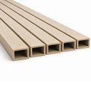 Ver imagem 4 de Perfil Brise Pr6 5x3cm Super Wpc Areia Ecovale - 2,85 Metros