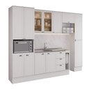 Ver imagem 2 de Armário de Cozinha Completa com Balcão Milla Unity Carraro Branco