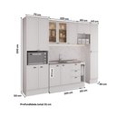 Ver imagem 5 de Armário de Cozinha Completa com Balcão Milla Unity Carraro Branco