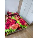 Ver imagem 5 de Cobertor Soft Estampa Floral Cor Dominante:marrom