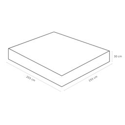 Colchão King Ortobom Exclusive Super 193x203x30 - 2
