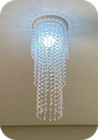 Ver imagem 7 de Luminária Cristal Acrílico 17x48 Cm Quadrada 03 Camadas Belíssima para Iluminar e Decorar o Seu Ambi