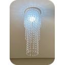 Ver imagem 7 de Luminária Cristal Acrílico 17x48 Cm Quadrada 03 Camadas Belíssima para Iluminar e Decorar o Seu Ambi