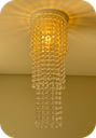 Ver imagem 6 de Luminária Cristal Acrílico 17x48 Cm Quadrada 03 Camadas Belíssima para Iluminar e Decorar o Seu Ambi