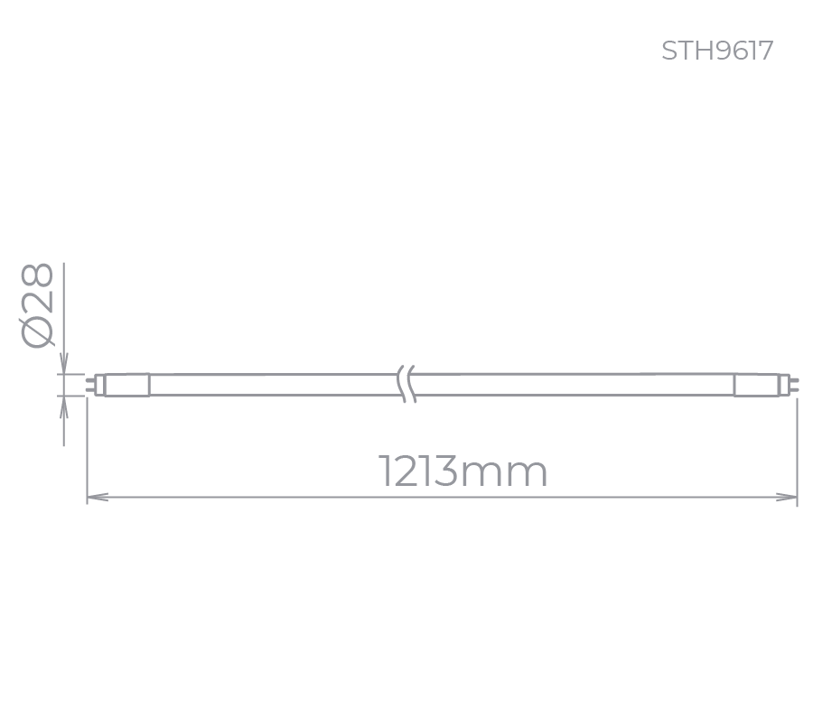 18W TUBULAR T8 120cm 3000k STH9617/30 STELLA - 3