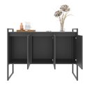 Ver imagem 3 de Armario Industrial 3 Portas Balso Preto Onix