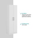 Ver imagem 3 de Armário Utilitário Multiuso 2 Portas Branco Carraro