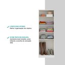 Ver imagem 4 de Armário Utilitário Multiuso 2 Portas Branco Carraro