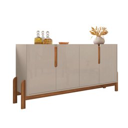Bancada Aparador Ares Off White/Cedro com 4 Portas - 3