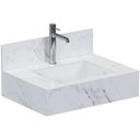 Ver imagem 1 de Bancada Porcelanato 60cm Napoles Branco - P103391 - Cozimax