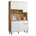 Ver imagem 5 de Armário para Cozinha Kit Ambiente Márcia Amêndoa Branco - Ajl