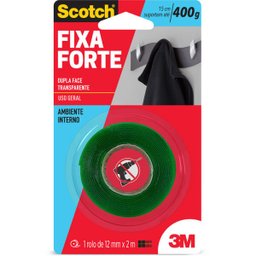 Fita Dupla-Face FIXA FORTE TRANSP. 12MM X 2M - 2