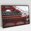 Ver imagem 1 de Quadro Decorativo em Canvas Templo Japão TaColado Moldura Flutuante 4,5cm Freijó 120 x 80cm