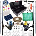 Ver imagem 1 de Kit De Pesca Completo 2 Vara 2 Molinete Caixa 6kg E Itens