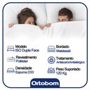 Ver imagem 4 de Cama Box Casal Suede + Colchão Ortobom Iso Dupla Face 138x188x60 Cor:bege