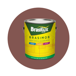 Esmalte Sintetico Brasimob Brasilux 3,6l:marrom Conhaque - 1