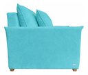 Ver imagem 5 de Poltrona-Cama Monica Retratil Macia Quarto Visita Sala Suede:Azul-Turquesa/Suede