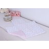 Trocador Portátil Para Bebê Triangulo Branco Com Rosa - 2