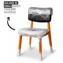 Ver mais imagens de Cadeira de Jantar Manuela Madeira Maciça Estofada Di Franco Madeira Mel Courino Preto