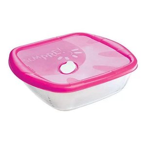 Assadeira Quadrada com Tampa 2,4 L Sempre Nadir