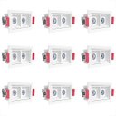 Ver imagem 1 de 9 Mini Spot Downlight Duplo Led Embutir Varanda 3000k Bet57