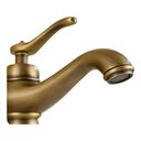 Ver imagem 3 de Torneira Banheiro Misturador Bronze Baixa Retrô Monocomando Bronze Escovado