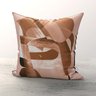 Almofada Arte moderna terra cota I Microfibra Premium - 1