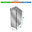 Ver imagem 3 de Armario Crescimento para 40 Esteira Mono Total Inox 220v Vazio Ac40ti - Venancio 17181