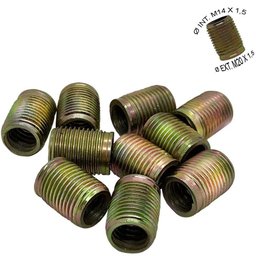 Rosca Postiça Bucha Roscada - M14x1,5 - M20x1,5 - 10 Pçs - 2