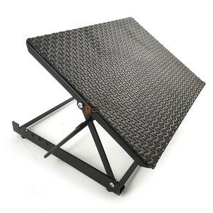 Apoio de Pés Nr-17 Altura Regulavel 6 Niveis Confortavel Preto