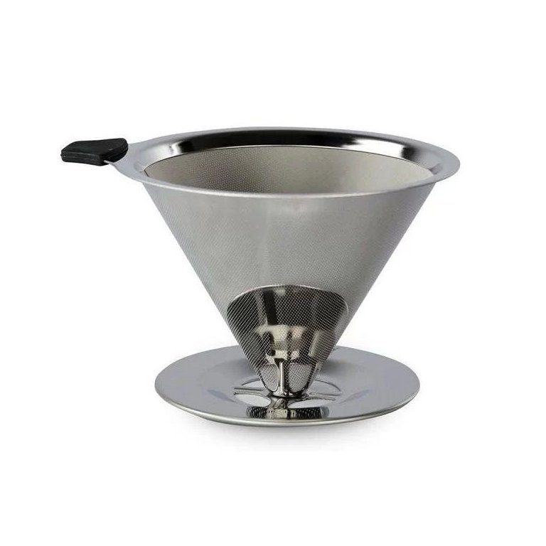 Coador de Cafe ACO INOX Reutilizavel Medio Unyhome UD190166