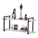 Ver imagem 1 de Nicho Sala e Quarto Preto com Prateleiras Branco 100cm