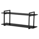 Ver imagem 3 de Nicho Sala e Quarto Preto Com Prateleiras Preto 60cm