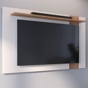 Ver imagem 1 de Painel para Tv 70 Polegadas Extensível 180cm Amélie C05 Off White Matte/freijó - Mpozenato