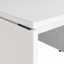 Ver imagem 5 de Estação de Trabalho 4 Lugares 2,20m X 1,40m Pé Painel F5 Cor:branco