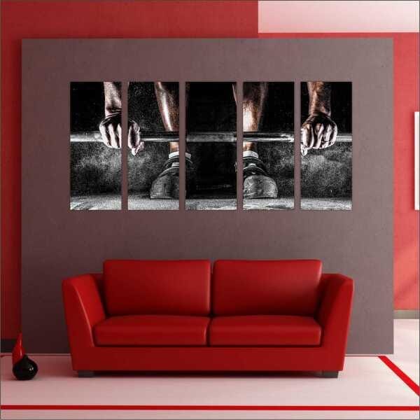 Conjunto de Quadros 50x70 Decorativo, Frases Pilates