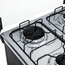 Ver imagem 3 de Fogão 4 Bocas Dako Supreme Mesa de Inox e Timer Bivolt - Preto