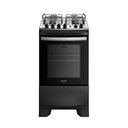Ver imagem 1 de Fogão 4 Bocas Dako Supreme Mesa de Inox e Timer Bivolt - Preto