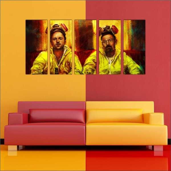 Quadro Decorativo Breaking Bad Cinema Filmes Salas Interiores Com Moldura Decorações - 2