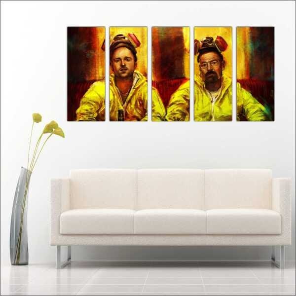 Quadro Decorativo Breaking Bad Cinema Filmes Salas Interiores Com Moldura Decorações - 3