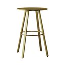 Ver imagem 1 de Base Boston Aço Carbono Sala Jantar Cozinha para Tampo Madeira ou Vidro Dourado Light