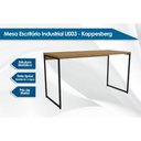 Ver imagem 2 de Mesa de Escritório Secretária Industrial Li003 Canela/branco - Kappesberg