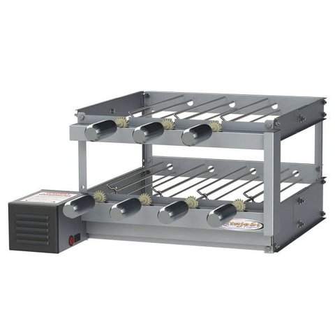 Espeto Giratório Duplo 7 Espetos Itajobi Itagrill com Cabo Revestido