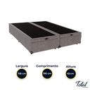 Ver imagem 4 de Cama Box Baú Queen Suede Cinza