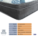 Ver imagem 2 de Cama Box Baú e Colchão Iso Superpocket Molas Ensacadas Viúvo Ortobom: Branco