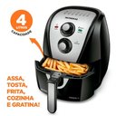 Ver imagem 6 de Fritadeira Elétrica Mondial Air Fryer 4 Litros Afn-40 Preto/inox 220v